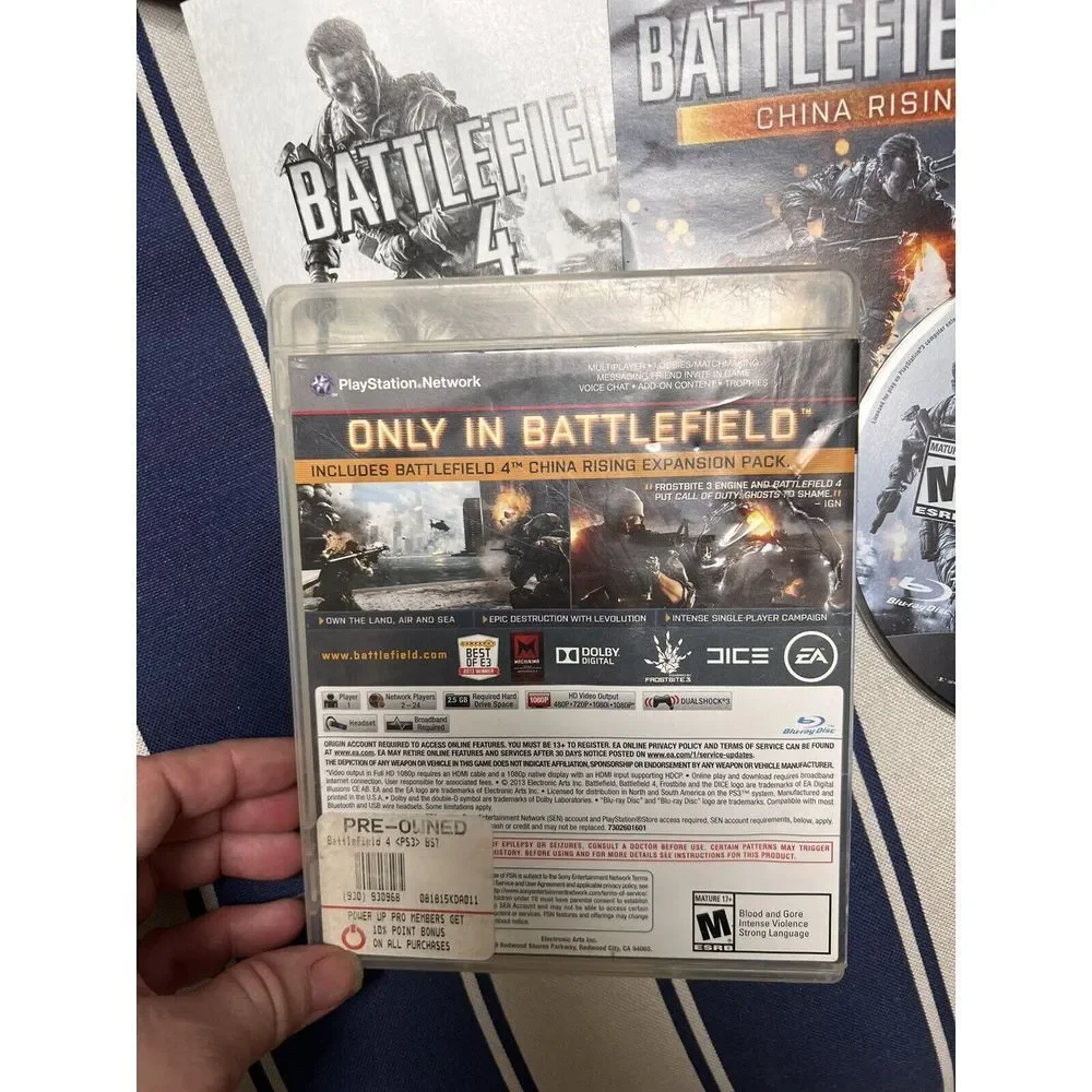 Battlefield 4 (Sony PlayStation 3‎ PS3, 2013)  Tested Works Video Game